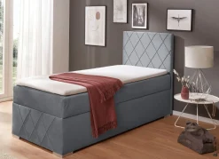 BADER Boxspringbett mit Topper und Bettkasten