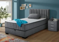 BADER Boxspringbett mit Wendematratze und Bettkasten