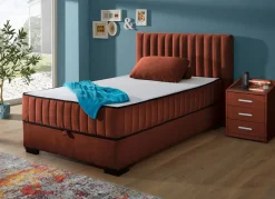 BADER Boxspringbett mit Wendematratze und Bettkasten
