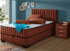 BADER Boxspringbett mit Wendematratze und Bettkasten