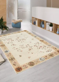 BADER Brücken und Teppiche mit Blumen- und Rankenmotiven