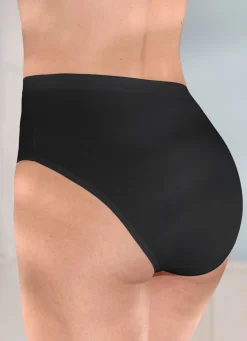 Damen brio lingerie Fünferpack Slips mit glänzenden Abschlüssen