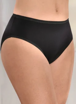 Damen BADER Brio Lingerie Fünferpack Slips mit elastischen Abschlüssen, auch als Spar-Zehnerpack erhältlich