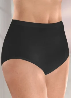 Damen brio lingerie Fünferpack Slips mit elastischen Abschlüssen