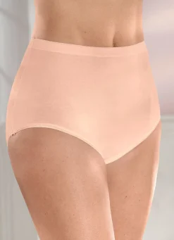 Damen brio lingerie Fünferpack Slips mit elastischen Abschlüssen