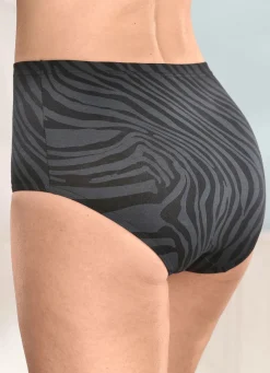 Damen brio lingerie Viererpack Slips mit Druckdessin