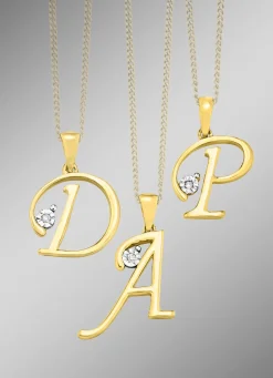 Damen BADER Buchstabenanhänger mit Brillant
