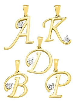 Damen BADER Buchstabenanhänger mit Brillant