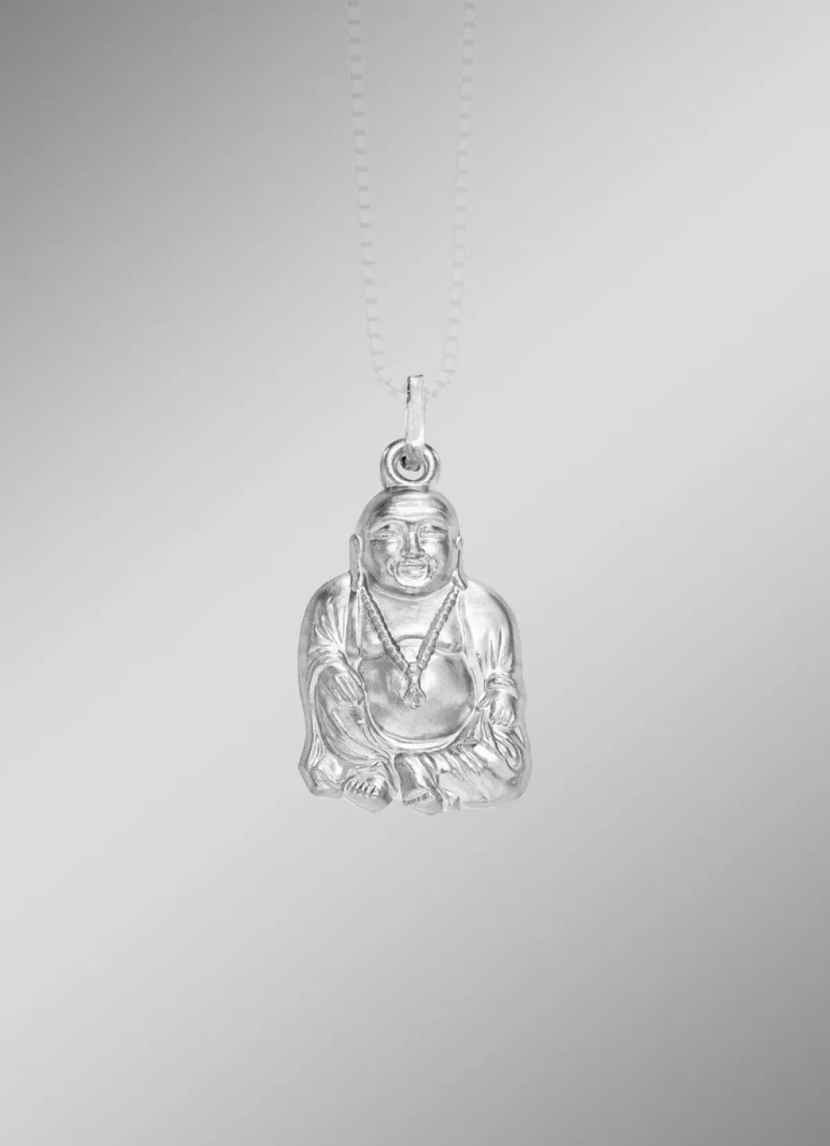 Herren BADER Buddha-Anhänger aus Silber