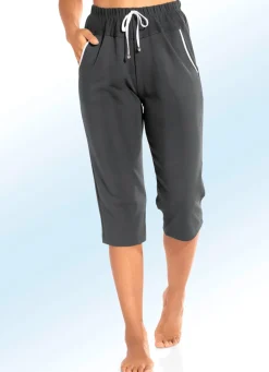 Damen BADER Caprihose mit Zierband