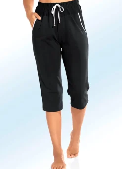 Damen BADER Caprihose mit Zierband