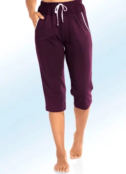 Damen BADER Caprihose mit Zierband