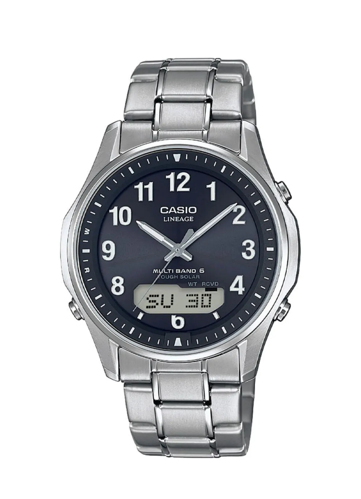 Herren CASIO Herrenuhr mit Titanbandgehäuse