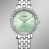 Damen CITIZEN Quartz-Damenuhr mit Edelstahlbandgehäuse