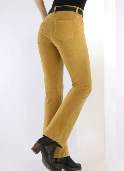 Damen BADER Cordhose in trendiger Bootcut-Form