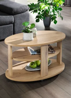 BADER Couchtisch auf Rollen