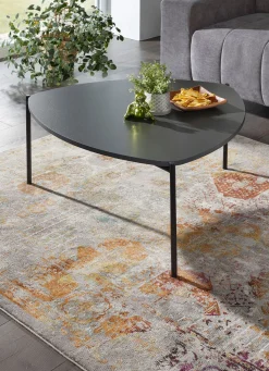 BADER Couchtisch im Loft-Design mit Metallgestell
