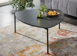 BADER Couchtisch im Loft-Design mit Metallgestell