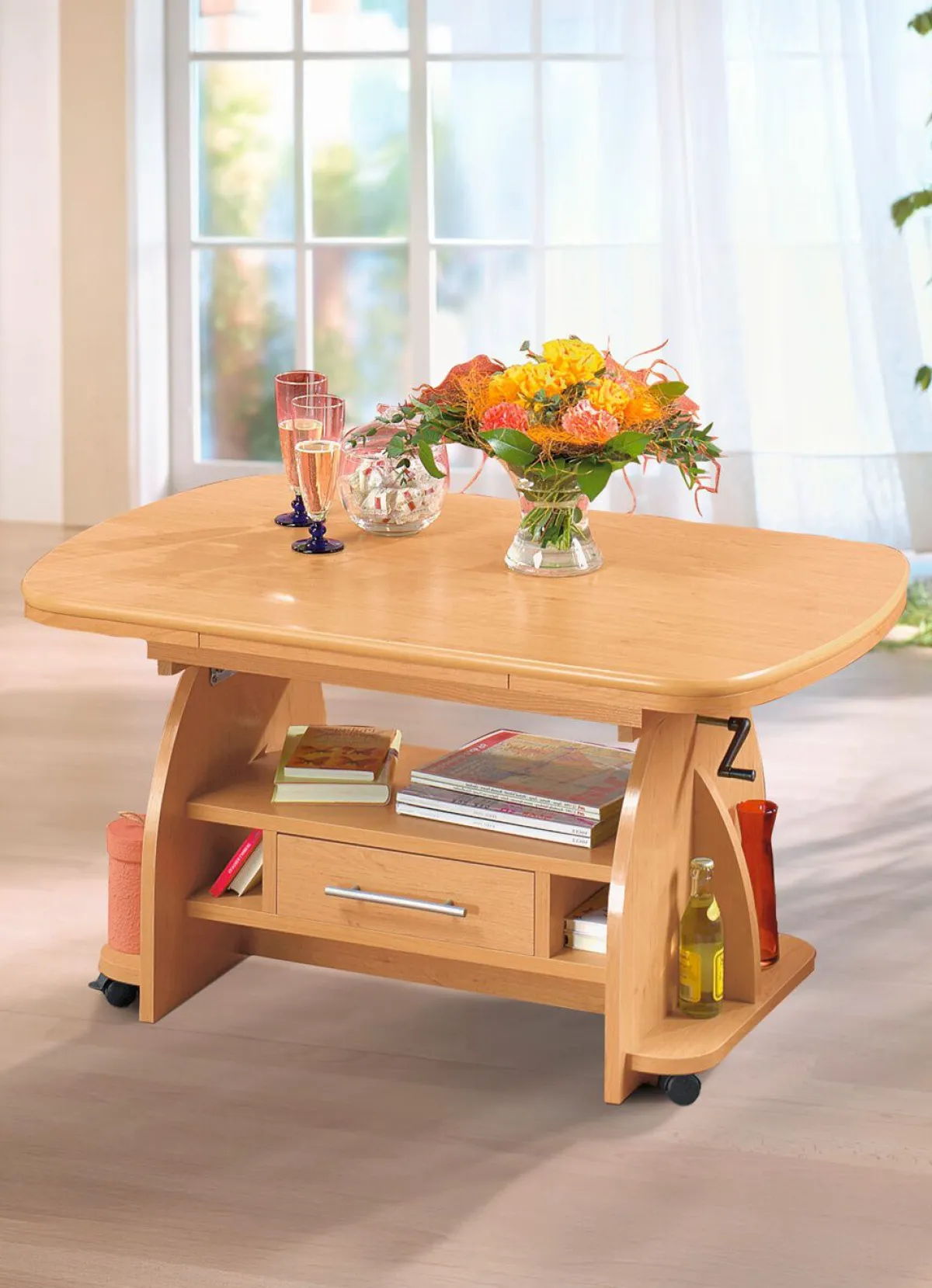 BADER Couchtisch mit Schublade
