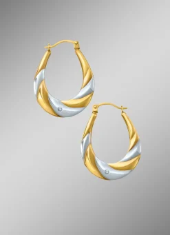 Damen BADER Creolen aus Gold