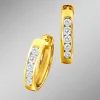 Damen BADER Creolen mit Brillanten