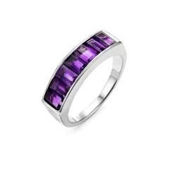 Damen BADER Damenring mit Amethyst