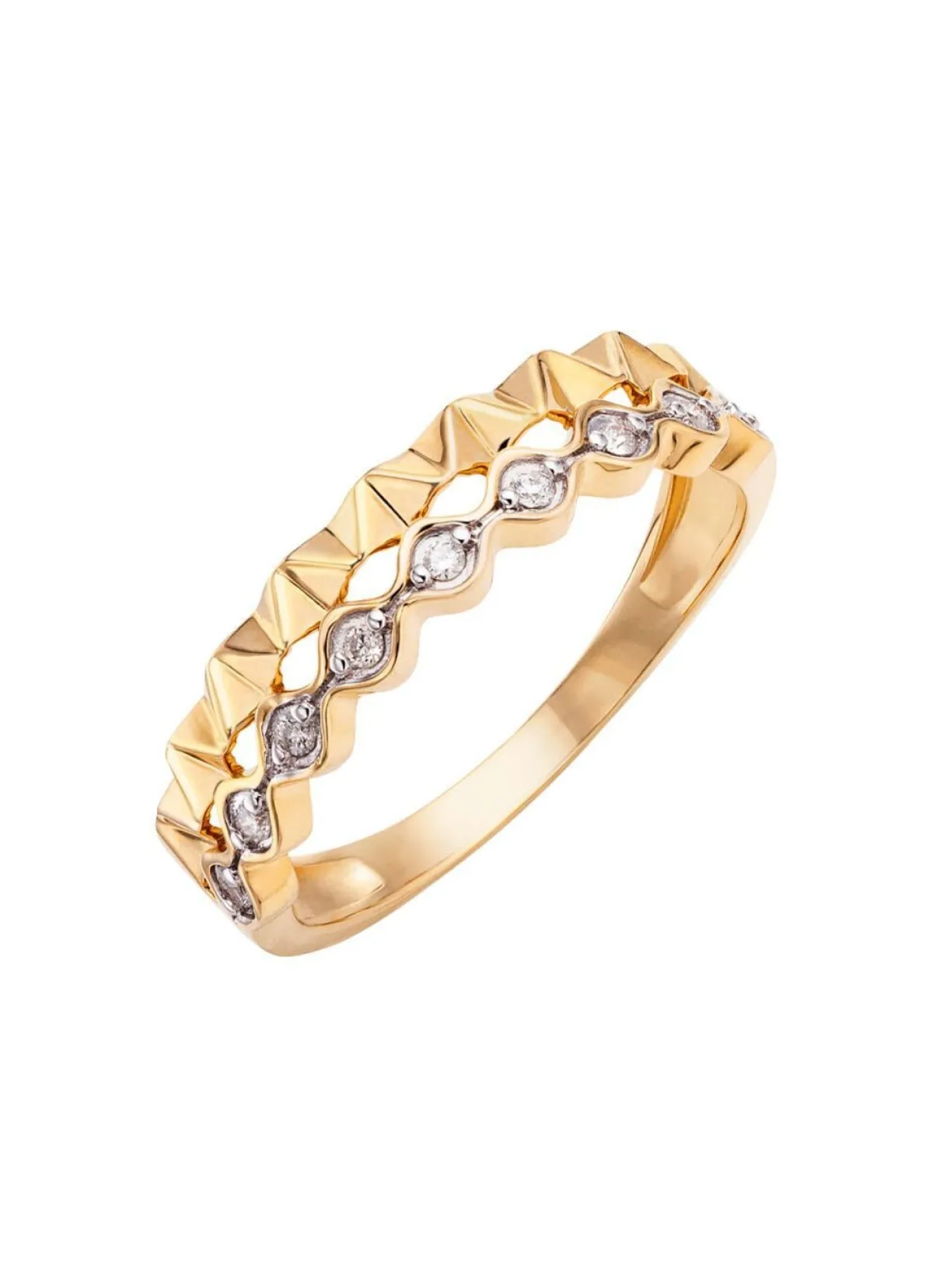 Damen BADER Damenring mit Brillanten