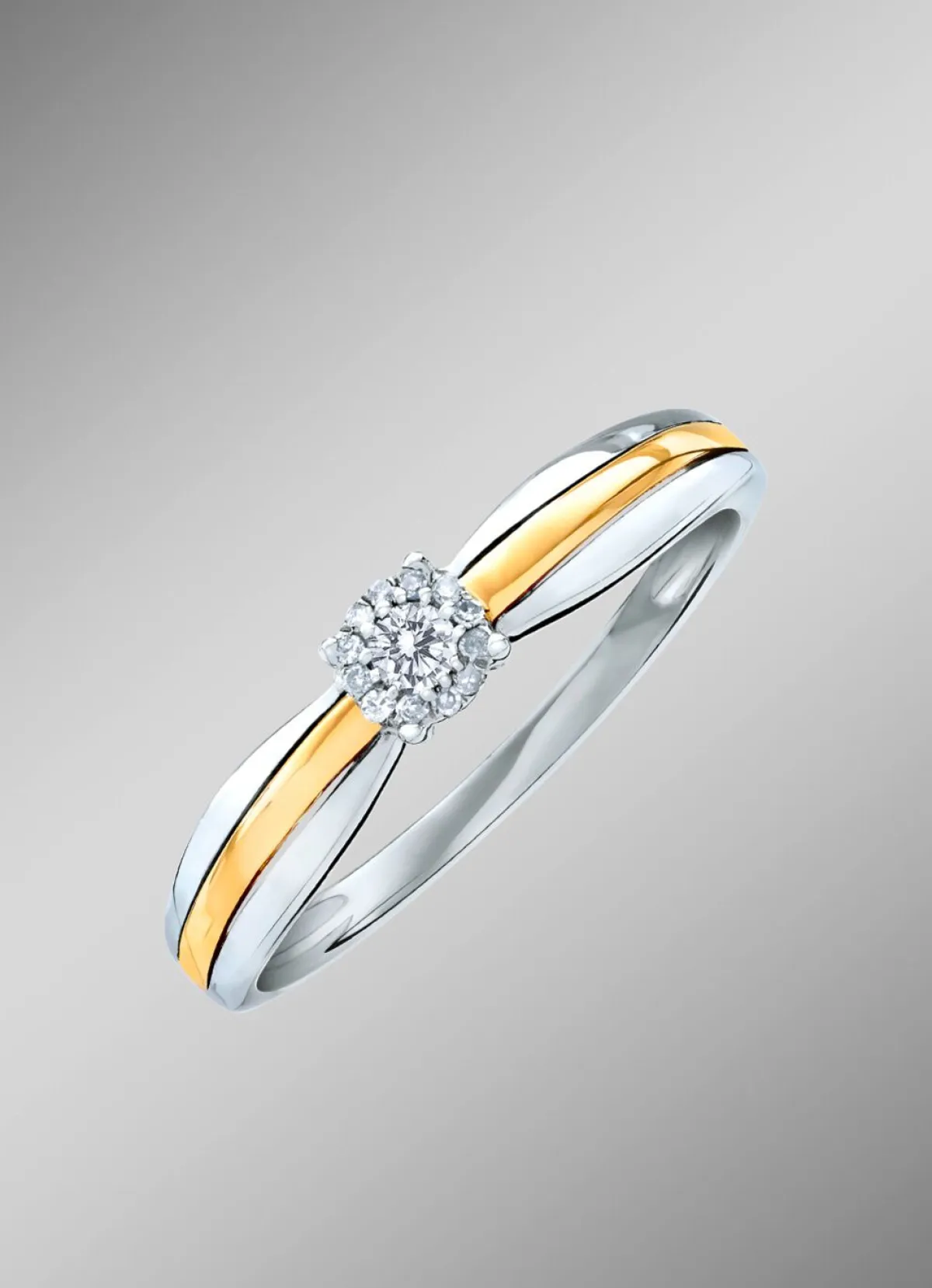 Damen BADER Damenring mit Brillanten
