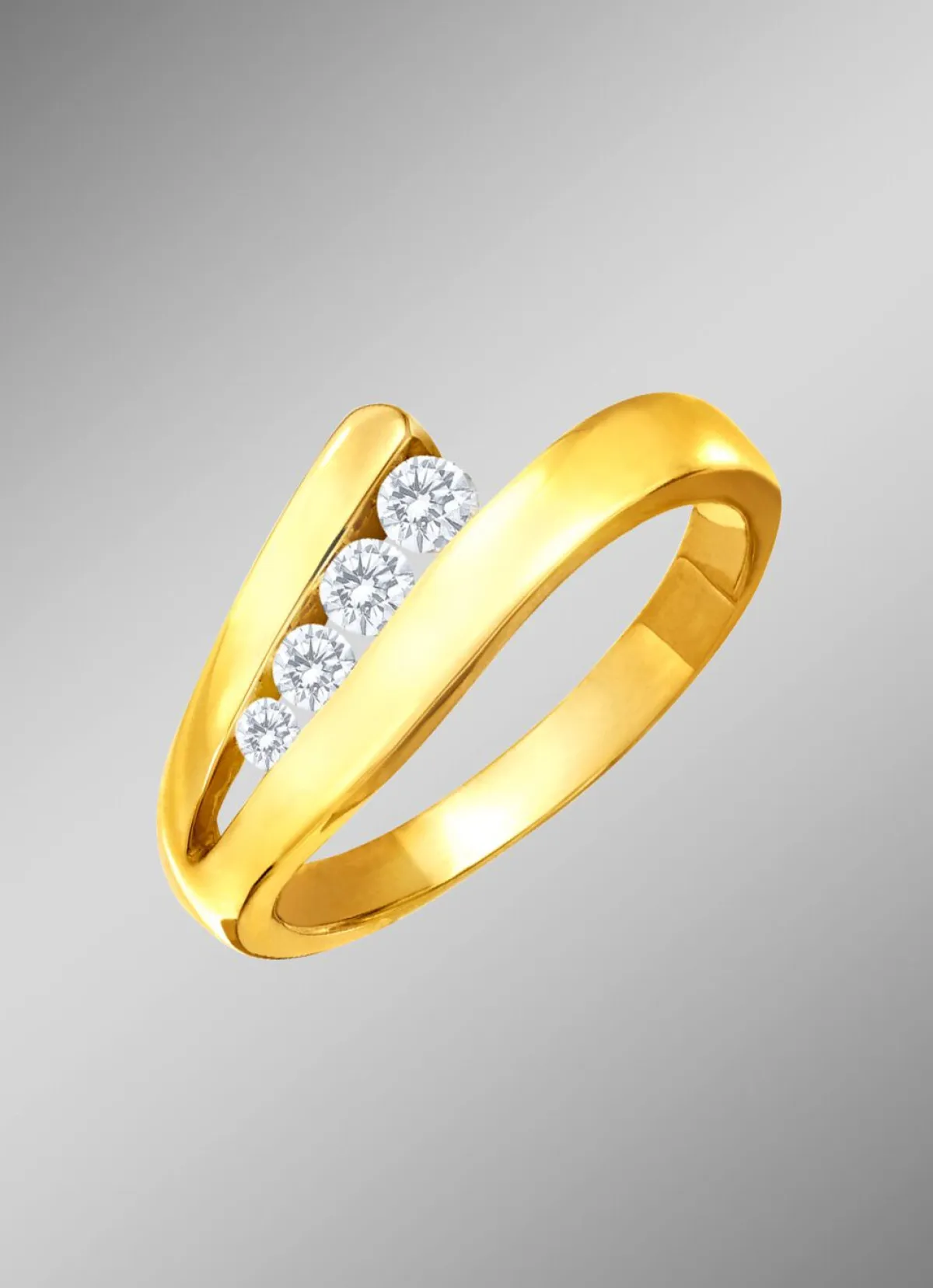 Damen BADER Damenring mit Brillanten