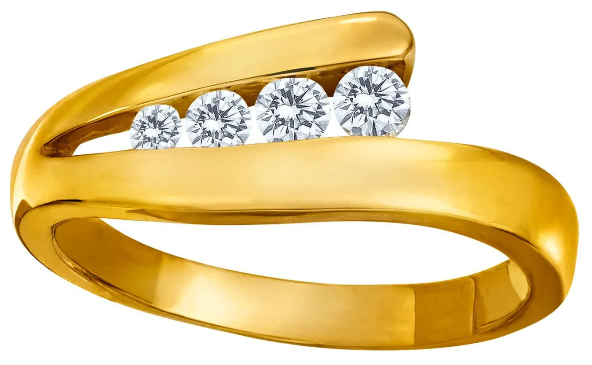 Damen BADER Damenring mit Brillanten