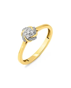 Damen BADER Damenring mit 23 Diamanten