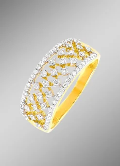 Damen BADER Damenring mit 74 Diamanten