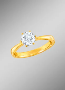Damen BADER Damen-Solitärring mit Brillant