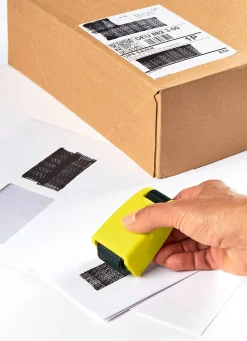 BADER Datenschutz-Stempelroller zum Schutz vor Datenklau