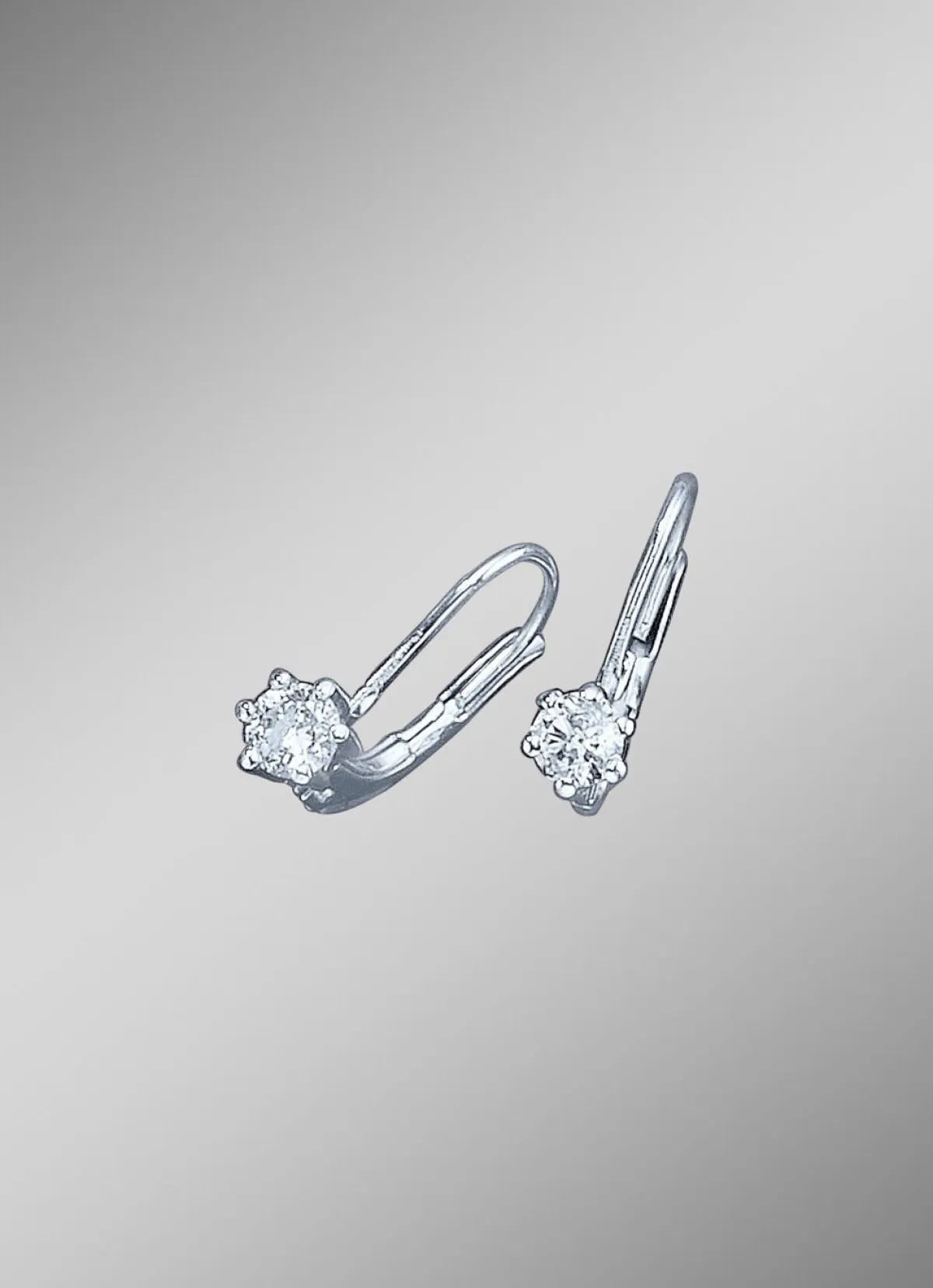 Damen BADER Diamant-Ohrringe mit 2 Brillanten