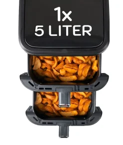 BADER Digitale Doppelkammer-Heißluftfritteuse