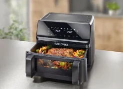 BADER Digitale Heißluftfritteuse mit Touchdisplay