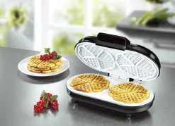 BADER Doppel-Waffeleisen für 2 Waffeln auf einmal
