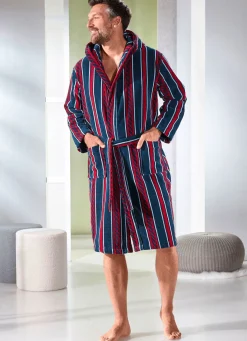 Herren BADER Doubleface Bademantel