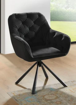 BADER Drehbare Stühle mit bequemer Polsterung, 2er Set