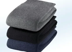 Herren BADER Dreierpack Kniestrümpfe, uni bunt