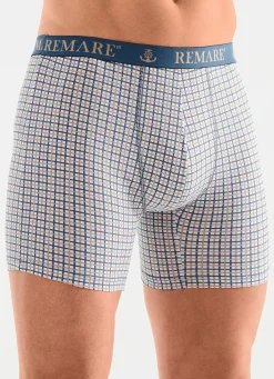 Herren BADER Dreierpack Pants mit Karodessin