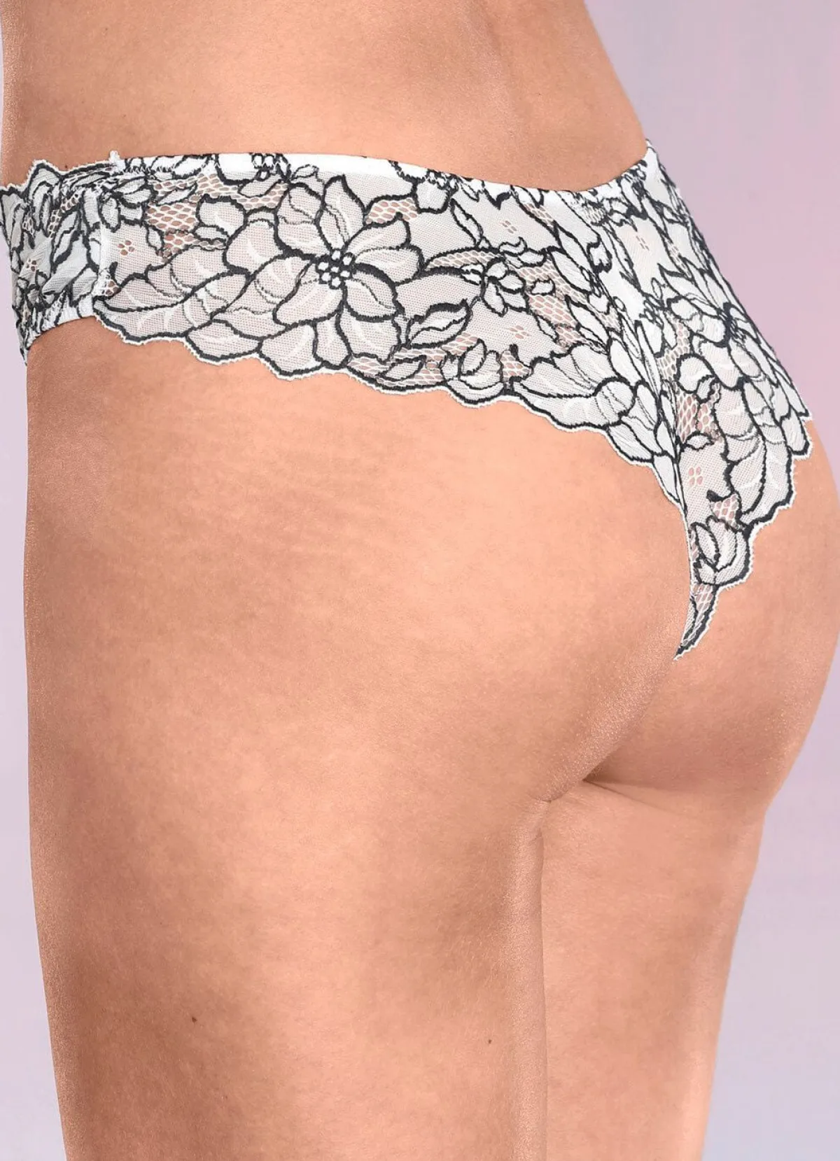 Damen BADER Dreierpack Slips aus Elastikspitze