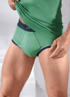 Herren BADER Dreierpack Slips aus Feinripp