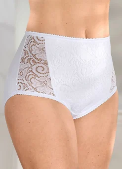 Damen BADER Dreierpack Slips mit Elastikspitze