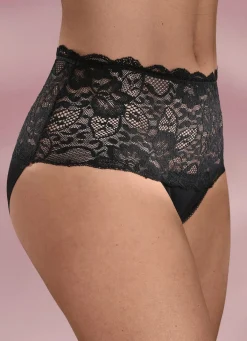Damen BADER Dreierpack Slips mit Elastikspitze