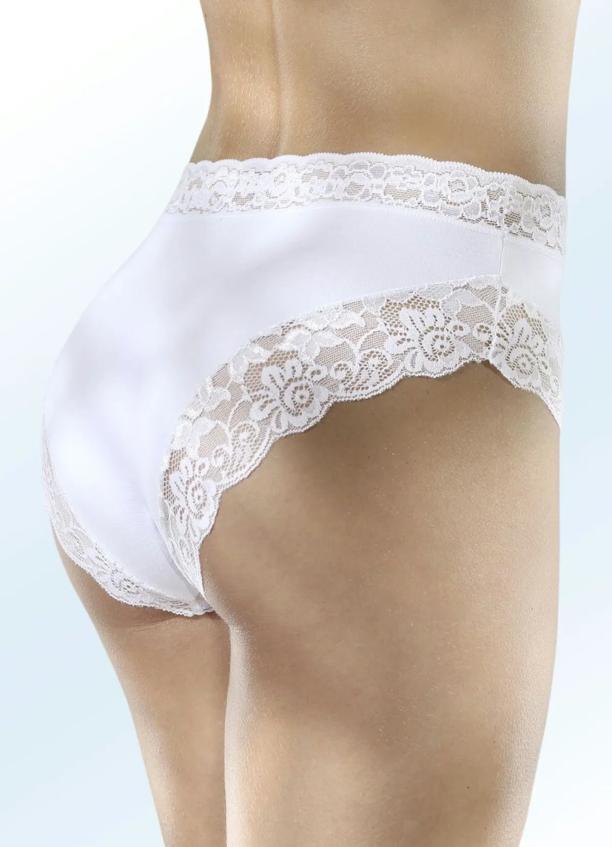 Damen BADER Dreierpack Slips mit Elastikspitze