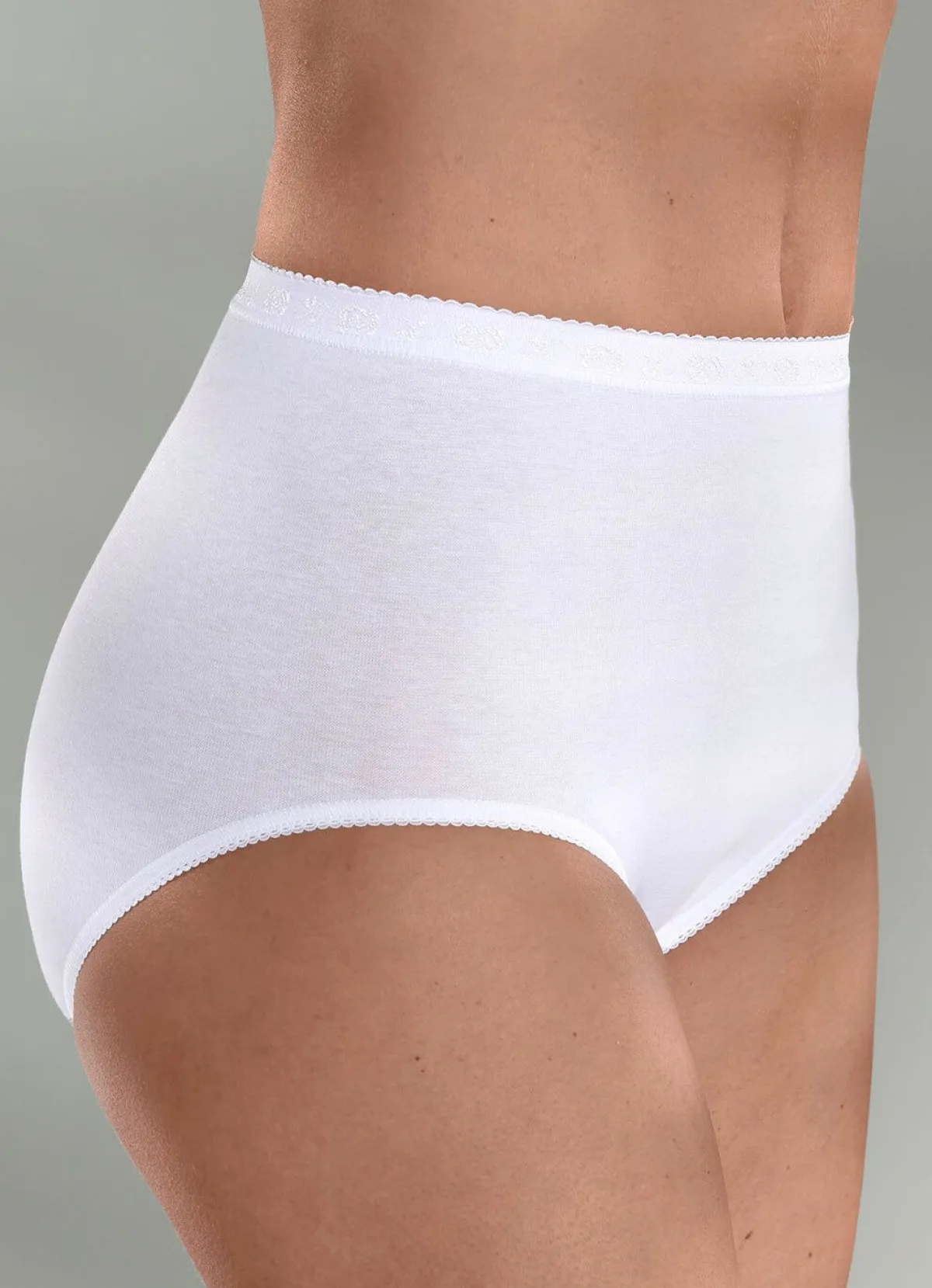 Damen BADER Dreierpack Slips mit elastischen Abschlüssen