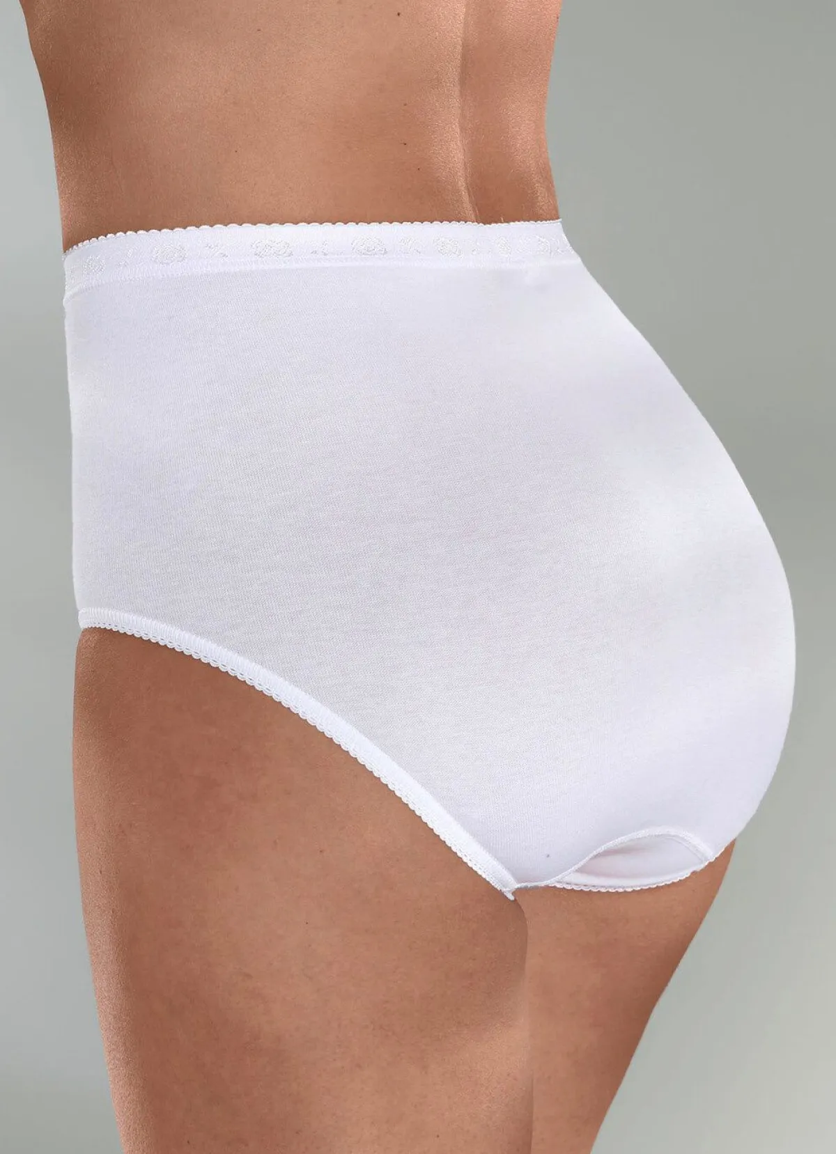 Damen BADER Dreierpack Slips mit elastischen Abschlüssen