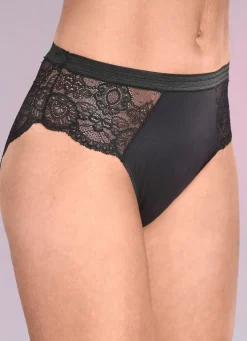 Damen BADER Dreierpack Slips mit zarter Elastikspitze
